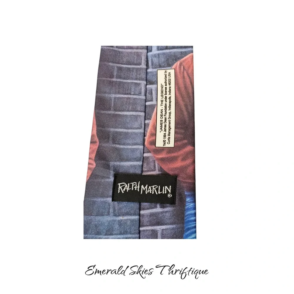 Ralph Marlin James Dean ties, set up two. Free shipping